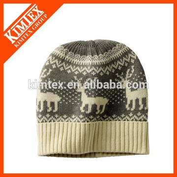 2015 Jacquard knit beanie hat